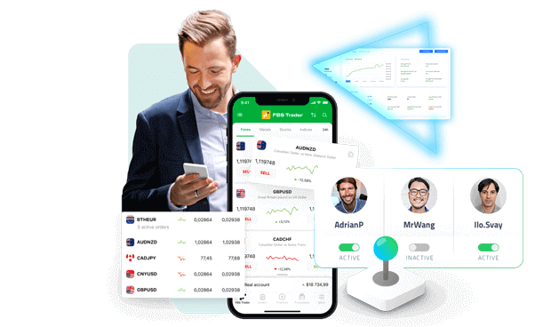 التداول الإجتماعي Fbs copy trade